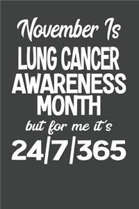 November Is Lung Cancer Awareness Month But For Me It's 24/7/365
