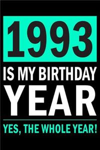 1993 Is My Birthday Year
