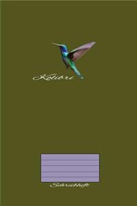 Kolibri Schreibheft