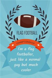 Thick Journal - Back To School Stationery Supplies (119 Pages) - Flag Football