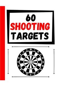 60 Shooting Targets: Large Paper Perfect for Rifles / Firearms / BB / AirSoft / Pistols / Archery & Pellet Guns