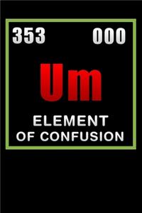 Um element of confusion
