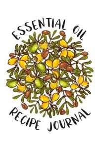 Essential oil recipe journal