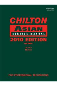 Chilton Asian Service Manual, 2010 Edition, Volume 1
