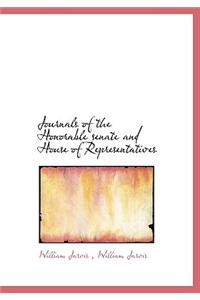 Journals of the Honorable Senate and House of Representatives