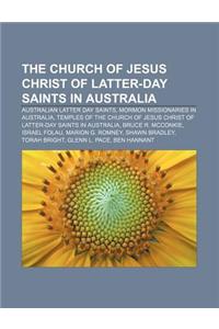The Church of Jesus Christ of Latter-Day Saints in Australia