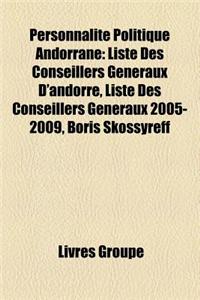Personnalite Politique Andorrane