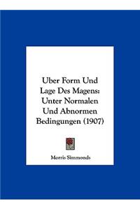 Uber Form Und Lage Des Magens