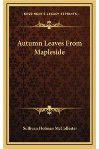 Autumn Leaves from Mapleside