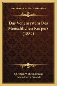 Venensystem Des Menschlichen Korpers (1884)