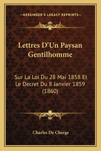 Lettres D'Un Paysan Gentilhomme