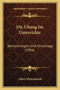 Ubung Im Unterrichte