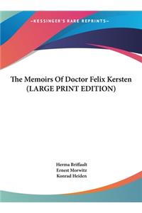 The Memoirs of Doctor Felix Kersten