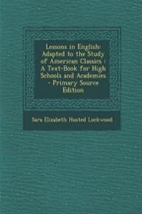 Lessons in English