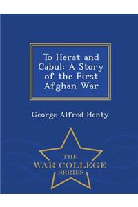 To Herat and Cabul