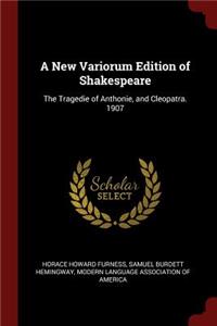 New Variorum Edition of Shakespeare