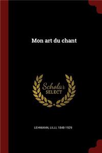 Mon art du chant