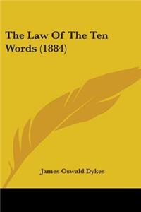 Law Of The Ten Words (1884)