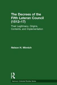 Decrees of the Fifth Lateran Council (1512-17)