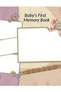 Baby's First Memory Book