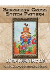 Scarecrow Cross Stitch Pattern