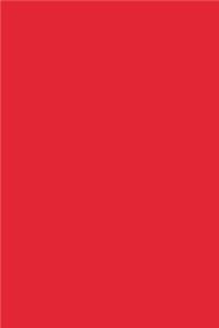 Journal Alizarin Crimson Red Color Simple Plain Red