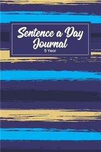 Sentence a Day Journal 5 Year