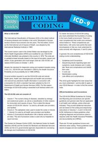 Medical Coding ICD-9 (Speedy Study Guide)