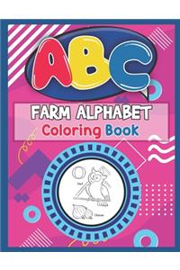 ABC Farm Alphabet Coloring Book