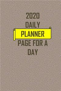 daily calendar 2020 page a day