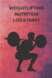 Weightlifting Nutrition Log & Diary