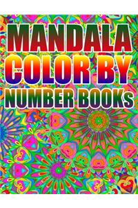 Mandala Color by Number Books