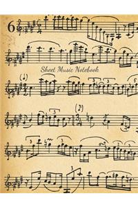 Sheet Music Notebook