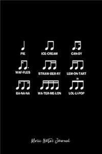 Music Notes Journal