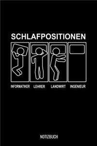 Schlafpositionen Ingenieur