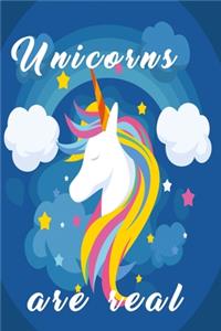 Notizbuch - Unicorns are real