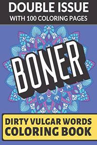 Boner Dirty Vulgar Words Coloring Book