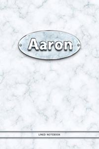 Aaron - Lined Notebook