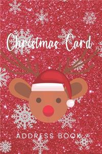 Christmas Card Address Book