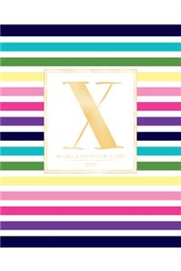 Weekly & Monthly Planner 2020 X