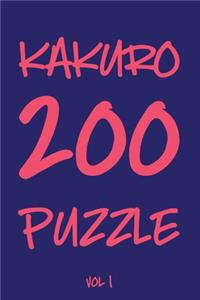 Kakuro 200 Puzzle Vol1