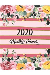 2020 monthly planner jan-dec
