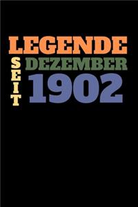 Legende seit Dezember 1902