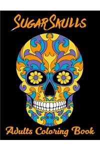 Sugar Skulls Adults Coloring Book
