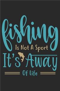 Fishing is not a sport its away of life