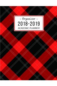 2018-2019 Academic Planner Organizer