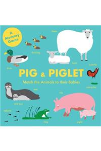 Pig and Piglet: Match the Animals to Their Babies