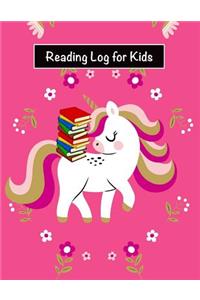 Reading Log for Kids