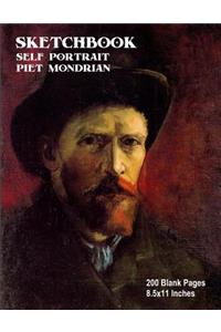 Sketchbook - Self Portrait - Piet Mondrian