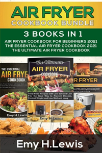 Air Fryer Cookbook Bundle 3 Books in 1